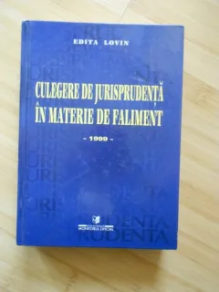 CULEGERE DE JURISPRUDENTA IN MATERIE DE FALIMENT - EDITA LOVIN