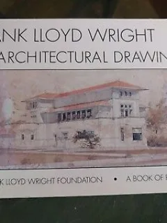 30 ARCHITECTURAL DRAWINGS - FRANK LLOYD WRIGHT  (CARTE CU 30 CARTI POSTALE)