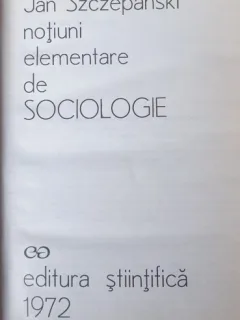 Jan Szczepanski-Notiuni elementare de sociologie