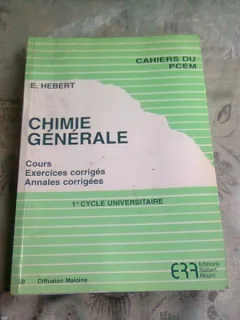 CHIMIE GENERALE - E. HERBERT  (CARTE IN LIMBA FRANCEZA)