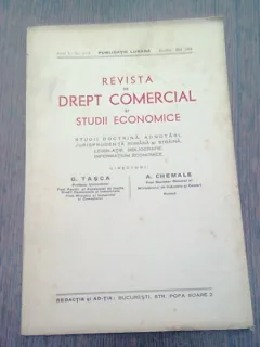 REVISTA DE DREPT COMERCIAL SI STUDII ECONOMICE NR.4-5/1934