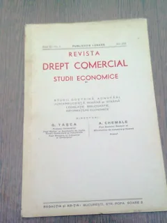 REVISTA DE DREPT COMERCIAL SI STUDII ECONOMICE NR.5/1935