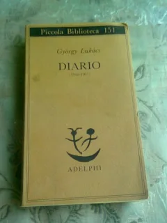 DIARIO - GYORGY LUKACS  (CARTE IN LIMBA ITALIANA)