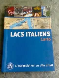 LACS ITALIENS, CARTOGUIDES  (TEXT IN LIMBA FRANCEZA)