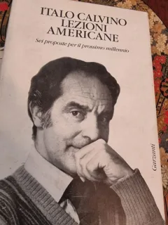 LEZIONE AMERICANE - ITALO CALVINO  (CARTE IN LIMBA ITALIANA)