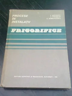 PROCESE IN INSTALATII FRIGORIFICE - V. RADCENCO