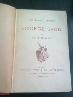 GEORGE SAND - EMILE MOSELLY  (CARTE IN LIMBA FRANCEZA)