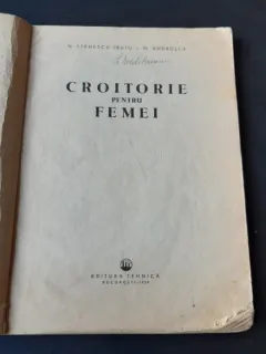 CROITORIE PENTRU FEMEI - N. STANESCU TAUTU