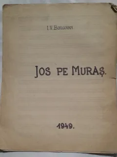 JOS PE MURAS - I.V. BORGOVAN, PARTITURA SI TEXT