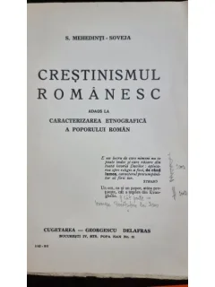 CRESTINISMUL ROMANESC - S. MEHEDINTI SOVEJA