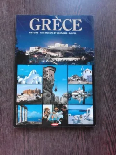 GRECE, CARTE DE CALATORIE  (TEXT IN LIMBA FRANCEZA)