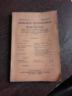 ANALELE ECONOMICE SI STATISTICE, NR.4-7/1941