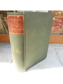 Droit Criminel , R. Garraud , 1881