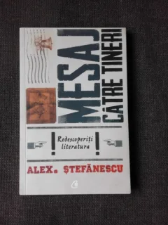 MESAJ CATRE TINERI, REDESCOPERITI LITERATURA - ALEX. STEFANESCU