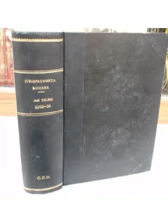 Jurisprudenta Romana, ANII XII-XIII, 1925-26 , G.P.D. , 1926