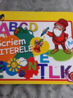 SCRIEM LITERELE, CARTE PENTRU COPII