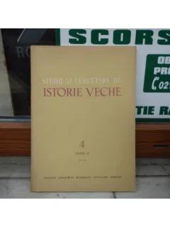 Studii si cercetari de istorie veche vol.4 tomul 15 1964 , Em. Condurachi