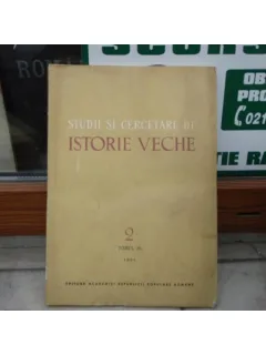 Studii si cercetari de istorie veche vol.2 tomul 16 1965 , Em. Condurachi