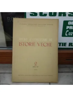 Studii si cercetari de istorie veche vol.2 anul XIV 1963 , Em. Condurachi