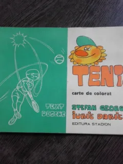 TENIS, TEXT STEFAN GEORGESCU, DESENE DE IURIE DARIE, CARTE DE COLORAT