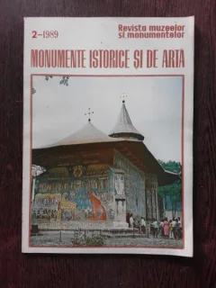 REVISTA MUZEELOR SI MONUMETELOR NR.2/1989, MONUMENTE ISTORICE SI DE ARTA
