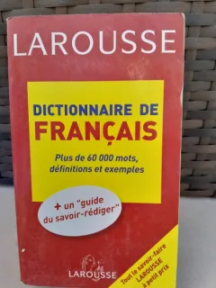 DICTIONNAIRE DE FRANCAIS PLUS DE 60000 MOTS, DEFINITIONS ET EXEMPLES, LAROUSSE  (TEXT IN LIMBA FRANCEZA)