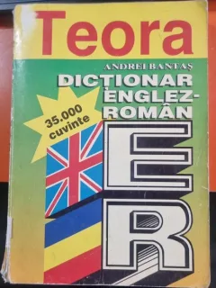 DICTIONAR ENGLEZ -ROMAN, 35000 DE CUVINTE - ANDREI BANTAS