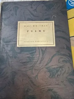 POEME - WALT WHITMAN