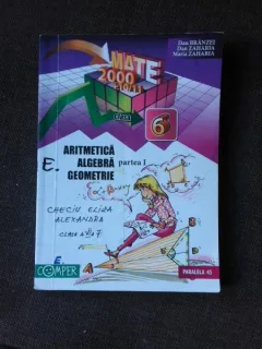 Mate 2000+10/11, Aritmetica, algebra, geometrie clasa 6, partea I - Dan Branzei