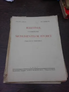 Buletinul Comisiunii Monumentelor istorice, iulie septembrie 1931