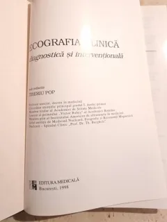 ECOGRAFIA CLINICA, DIAGNOSTICA SI INTERVENTIONALA DE TIBERIU POP , 1998