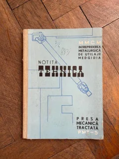Notita tehnica PMT-5 Presa Mecanica Tractata