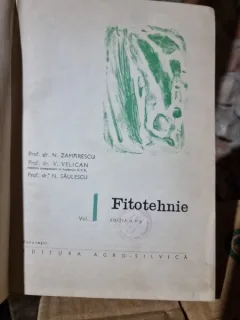N. Zamfirescu Fitotehnie volumul 1 editia a II-a