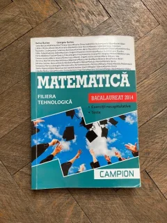 Marius Burtea Matematica Filiera Tehnologica 2014