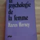 La psychologie de la femme - Karen Horney