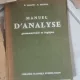 R. Lagane, R. Felzine - Manuel D'Analyse. Grammaticale et Logique