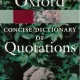 Oxford - Concise Dictionary of Quotations
