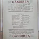 Revista Gandirea, anul IV, nr.1/1924 (Lucian Blaga, Tudor Vianu, Adrian Maniu, Pamfil Seicaru...)