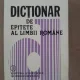 Dictionar de epitete al limbii romane - Marin Buca