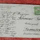 Carte postala, femeie si cal, 1925