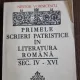 Nestor Vornicescu - Primele scrieri patristice in literatura noastra secolul IV-XVI