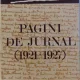 P. P. Panaitescu - Pagini de jurnal (1921-1927)