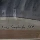 Tablou Maria Constantin - Ulcica cu flori (acuarela)