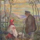 Tablou Jean Neylies - Tineri tarani (pictura)