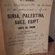 SIRIA, PALESTINA , SUEZ, EGIPT NOTE DE DRUM - I. WEINBERG