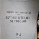 Studii si Cercetari de Istorie Literara si Folclor nr.2-4/1958