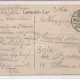 Carte postala circulata in septembrie 1909