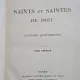 Saints et Saintes de Dieu - P. Rene Moreau (2 volume)