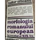 Morfologia romanului european in secolul al XIX-lea - Tudor Olteanu