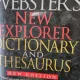 Websters New explorer dictionary and thesaurus